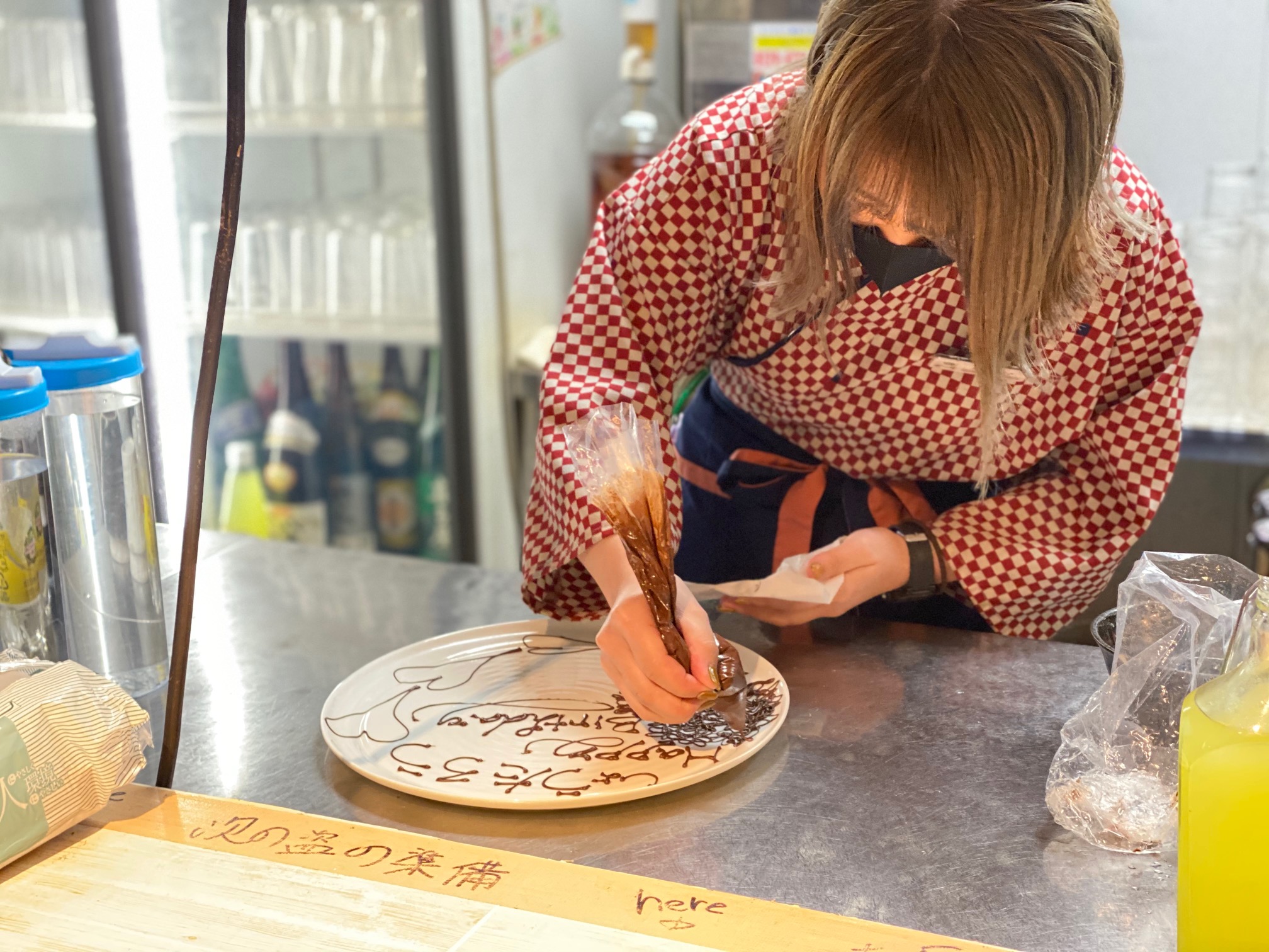 本日のお誕生日プレート準備 全席個室 居酒屋 九州和食 八州 博多筑紫口店